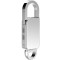 Breloc Reportofon iUni BR11 Plus, 8GB, MP3 Player, Silver