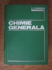 C. D. Nenitescu - Chimie generala (1972, editie cartonata) foto