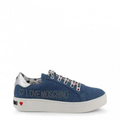 Sneakers Love Moschino - JA15243G17IH - Dama - Albastru foto