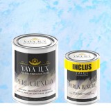 Vopsea Decorativă Perla Luxury Albastru Deschis| Pachet 3L (2L + 1L) cu fulgi perlați-Toro Decor