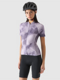 Tricou de ciclism cu fermoar pentru femei - mov