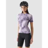 Tricou de ciclism cu fermoar pentru femei - mov