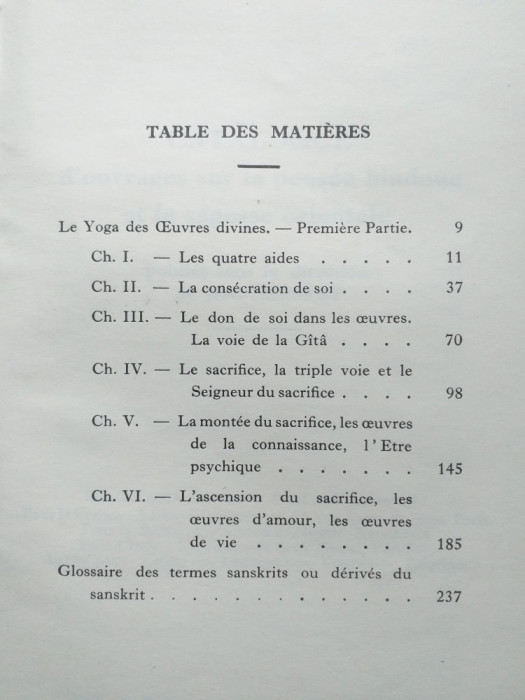 La synthese des yogas, le yoga des oeuvres divines - Shri Aurobindo,1939, VOL 1