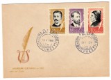 C12 - FDC Romania - Aniversari culturale - LP606 - 1965