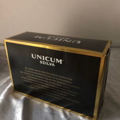 Pachet lichior ZWACK Unicum 40% vol., 0,7 l cu 2 pahare - old