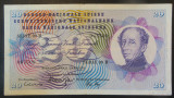 Bancnota 20 FRANCI ELVETIENI - ELVETIA, anul 1973 *cod 261