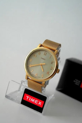 Ceas gold Timex indiglo dama ireprosabil, la cutie foto