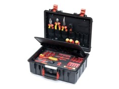WIHA Kit unelte izolate 1kV pentru electricieni eMobility valijoară 62 piese