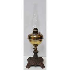 Lampa pe gaz cu picior culisant, WUNDERLAMPH PATENT, Germania, cca. 1910