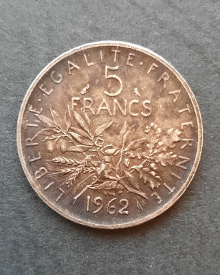 5 Francs 1962, Franta - A 2636 foto
