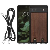 Husa Kwmobile pentru Google Pixel 6a, Maro, Lemn, KWM000020JY001C, Silicon, Carcasa