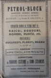 1927, Reclama PETROL - BLOCK Bucuresti Baicoi Bordeni Moreni Runcu Str N Golescu