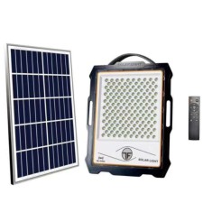 Proiector solar LED premium 200W , 144 LED cu panou solar, senzor de miscare, telecomanda