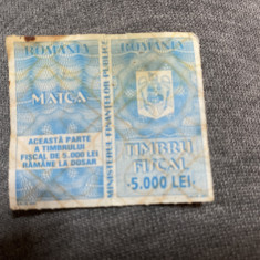 Timbru fiscal matca 5000 lei