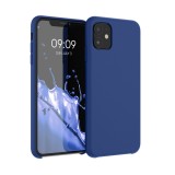 Husa pentru Apple iPhone 11, Silicon, Albastru, 49724.116, Carcasa, Kwmobile
