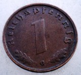 2.730 GERMANIA 1 REICHSPFENNIG 1938 G, Europa, Bronz