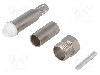 Conector FME, mama, pentru cablu B7806A, B9907, CNT-195, HPF 195, KX15, LMR195, RG58C/U, WCX195 - J01701A0007