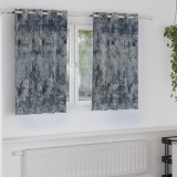 vidaXL Perdele Argintii Argintiu Poliester 140 x 140 cm
