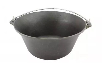 Ceaun din fonta, 10.8 L, negru foto