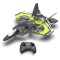 Avion cu telecomanda iUni S98, Combat Aircraft, Acrobatii 360&deg;, Giroscop, Rezistent la impact, Lumini LED, Verde