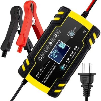 Redresor auto 12V 8Amp / 24V 4Amp Incarcator baterie, Multicolor foto