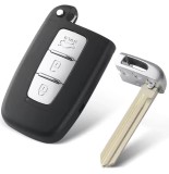 Carcasa cheie auto pliabila Techstar compatibila cu Hyundai Sonata, Azera, Genesis Coupe, ix35, i30, i45 si Kia Forte, Sportage, K2, K5, 3 butoane, HO