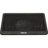 STAND LAPTOP SPACER SP-NC19 15.6&quot;, sita metal, fan 14cm, led