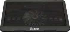 STAND LAPTOP SPACER SP-NC19 15.6&quot;, sita metal, fan 14cm, led
