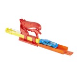 Set de joaca - Hot Wheels - Lansator portabil si masinuta - Rosu | Mattel
