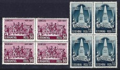 Romania 1957 - Lp 445 .... Rascoala de la Bobalna - bloc de 4 - MNH