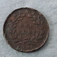 One Cent 1886 Sarawak