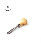 Dalta cu m&acirc;ner modelat pentru linogravură - profil 8, Taietura lamei 6 mm