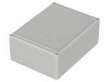 Carcasă universală gri ABS - dimensiuni 150mm x 200mm x 77mm