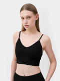 Crop top de antrenament fără cusături pentru femei, 4F Sportswear