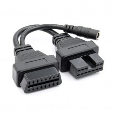 Cablu adaptor Auto Techstar®, Mitsubishi, 12 Pin la OBD2 16 Pin