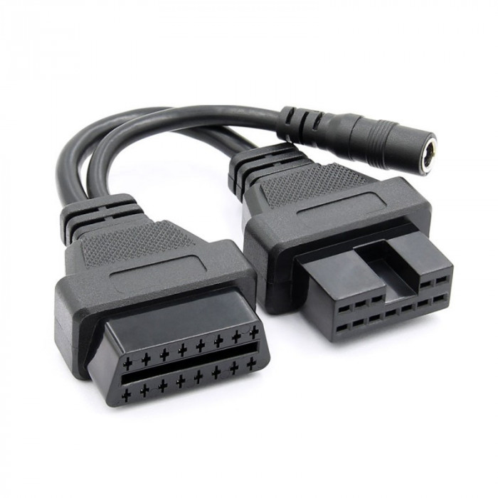 Cablu adaptor Auto Techstar&reg;, Mitsubishi, 12 Pin la OBD2 16 Pin