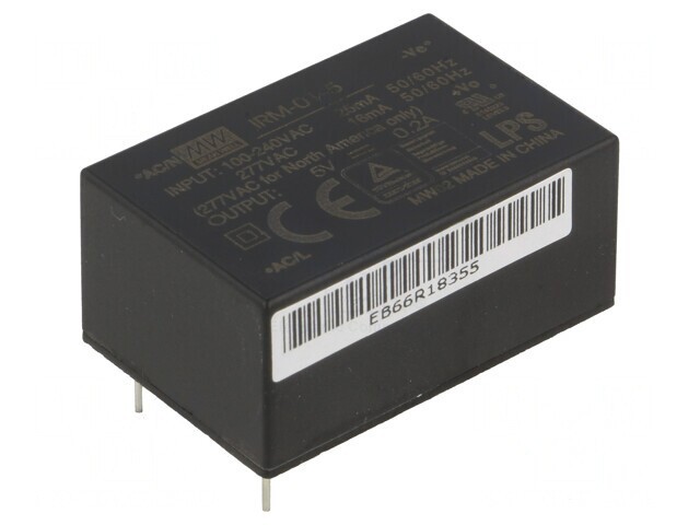 Convertor AC/DC 1W 5VDC 70% Eficiență