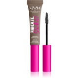 NYX Professional Makeup Thick it Stick It Brow Mascara mascara pentru spr&acirc;ncene culoare 01 Taupe 7 ml