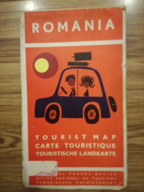 Hartă București RSR, comunism, epoca de aur, ONT, ACR