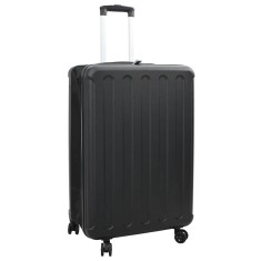 vidaXL Valiză cu blocare Negru 50 x 30 x 76 cm Plastic ABS 42006228