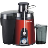 Storcator Samus Twister, 800 W, Tub larg, 2 viteze, Sistem anti-picurare, Recipient suc 0.45 L, Recipient pulpa 1.2 L, Lame si filtru inox, Accesoriu