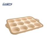 TAVA BRIOSE DIN SILICON CU INEL METALIC 38X25.5X4 CM, NUVA