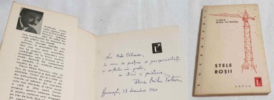 Stele Rosii - Carte cu dedicatie &amp;amp; AUTOGRAF autor Florin Mihai Petrescu - 1960 foto