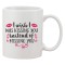 Cana alba personalizata &#039;I wish I was kissing you instead of missing you&#039;, INOVATIX&reg;. 330 ml