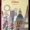 &quot;COLORING in 3D - CITIES. Includes 3D glasses&quot;, Hannah Davies. Carte de colorat in 3D - Orase, cu ochelari 3D. Carte noua