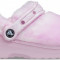 Saboți Crocs Classic Fur Sure Roz deschis - Ballerina Pink