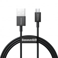 Cablu de &icirc;ncărcare rapidă USB - micro USB 2A 1m negru CAMYS-01 Baseus