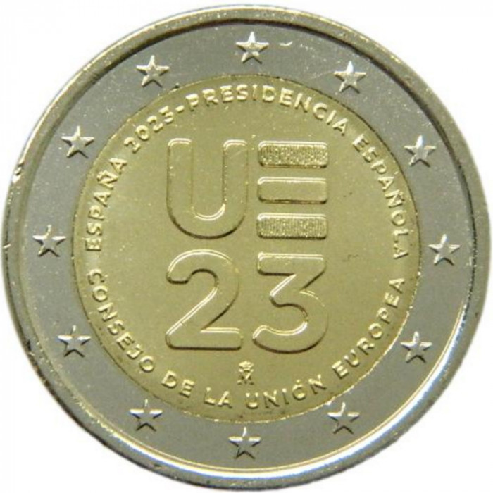Spania moneda comemorativa 2 euro 2023 - Presedintia UE - UNC