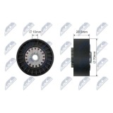 Rola intinzator curea transmisie Citroen Berlingo, Xsara, Xsara Picasso, Peugeot 206 Cc, 206 Sw, 340-68
