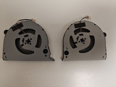 Set coolere Laptop Gaming, Dell, G5 15 5587, P72F, P72F002, NS85B00-17E06, NS85B00-17E07, DFS541105FC0T-FJQT, DFS2000054H0T-FJQS, 5V, 0.50A foto